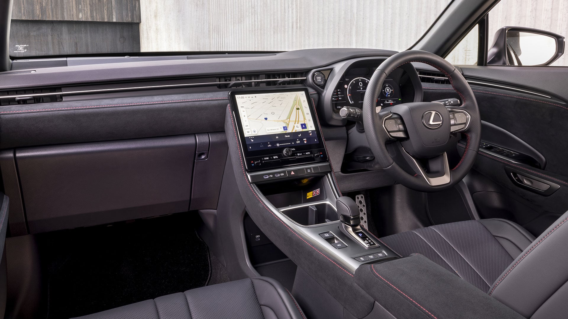 Lexus Morizo interior drivers cabin.